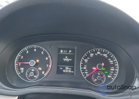 2013 Volkswagen Passat 2.5L S из США, поврежденный, VIN 1VWAP7A36DC114152